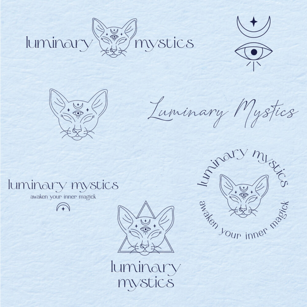Mystical and spiritual premade brand semi custom branding